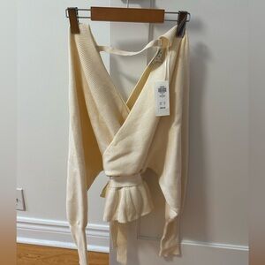 Honey Wrap Sweater (Size: Large)